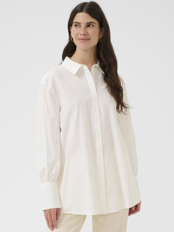 Cream Alison shirt snow white