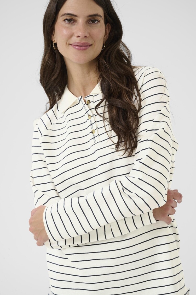 Cream CRVerma poloshirt whisper navy stripe Cream