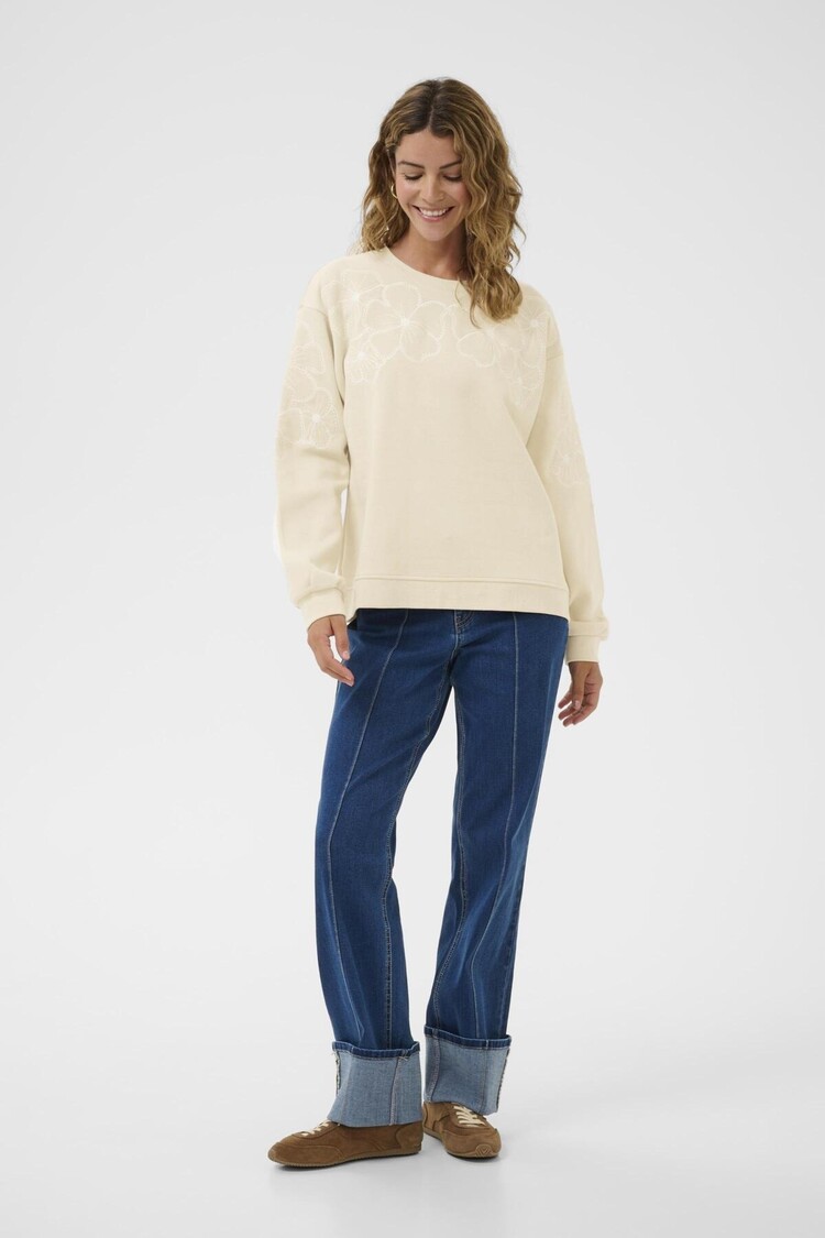 Cream CRDaria sweatshirt oatmeal Cream