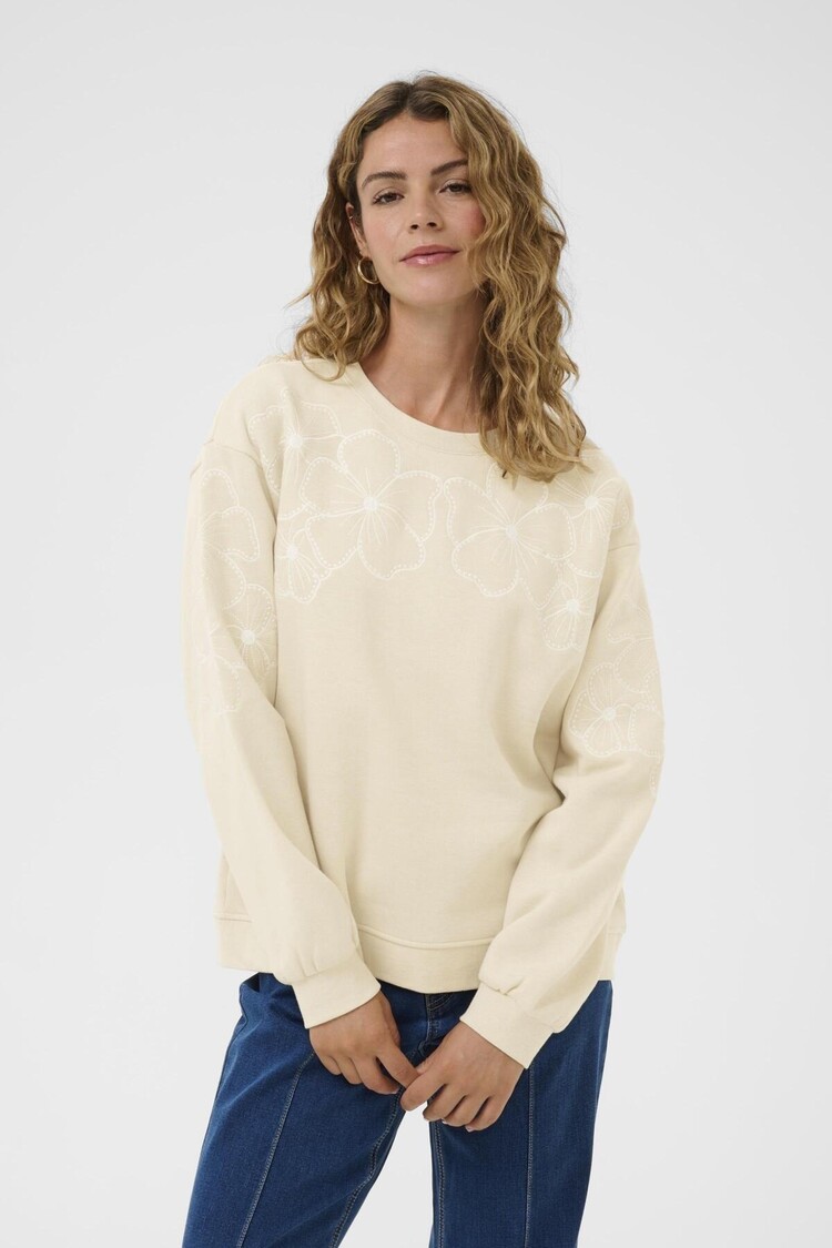 Cream CRDaria sweatshirt oatmeal Cream