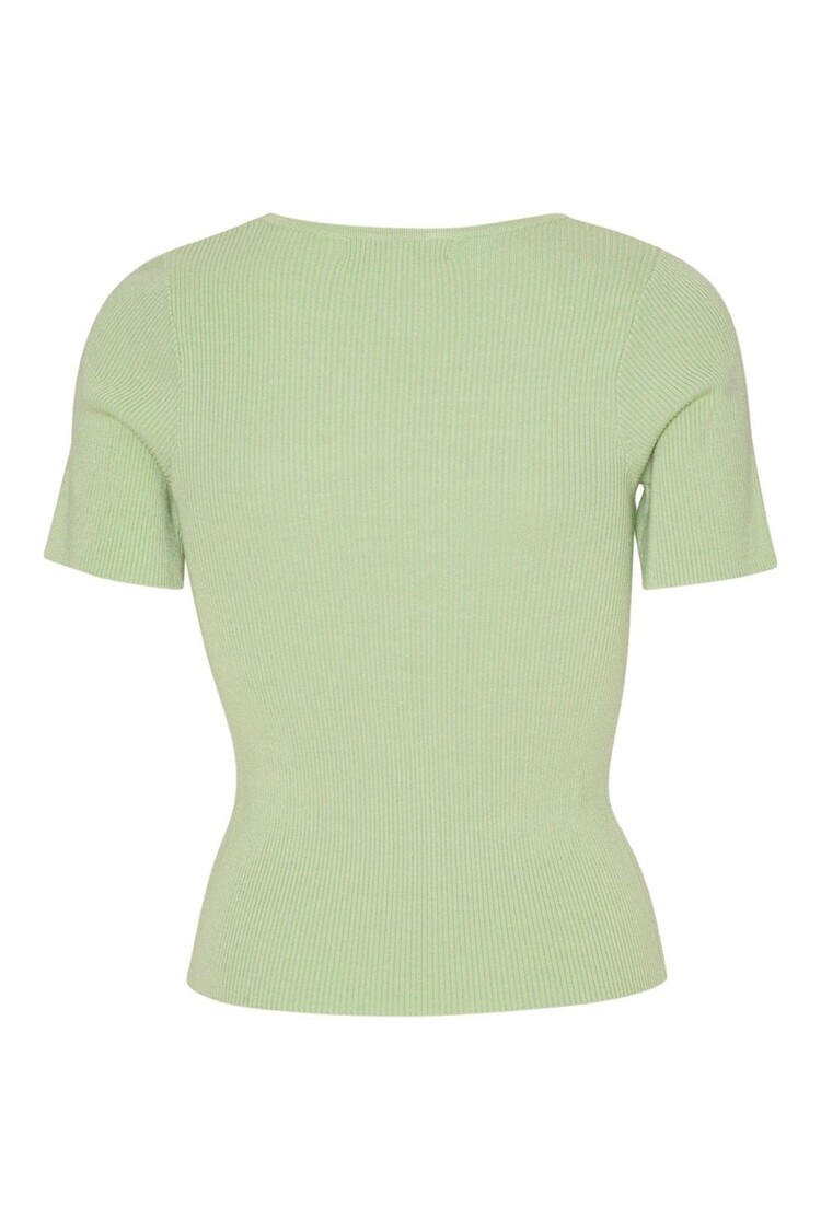 A-View Rib knit short sleeve top mint A-View
