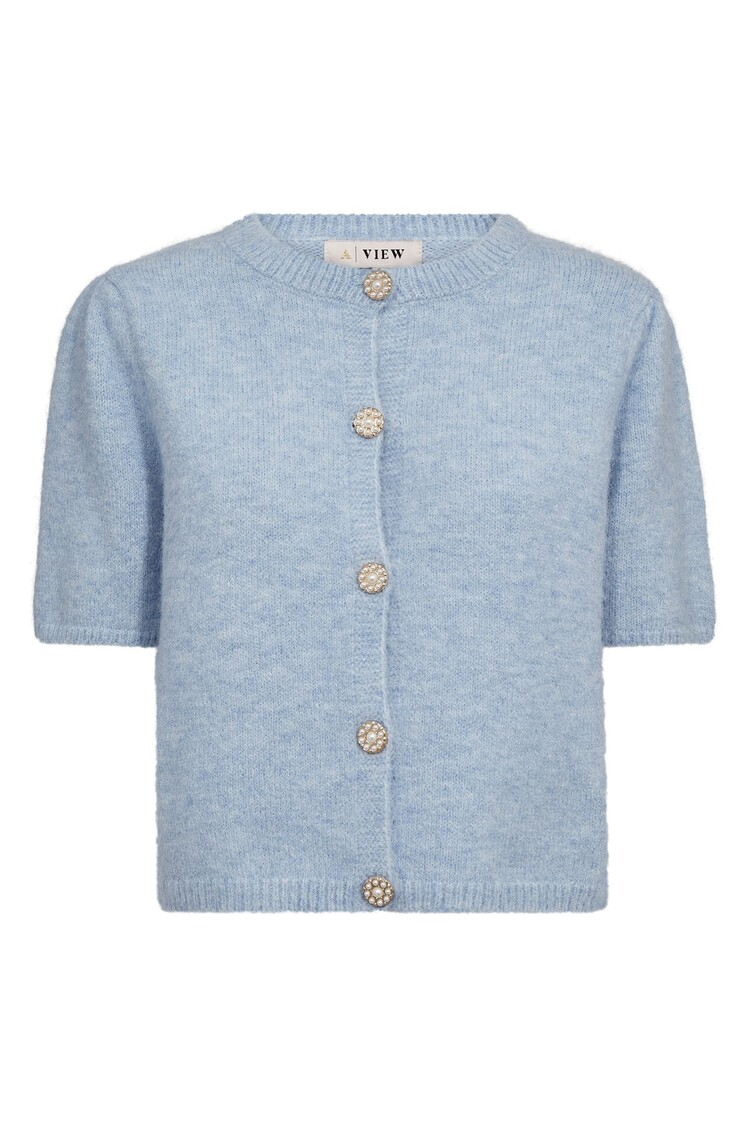 A-View Lissy knit cardigan light blue A-View