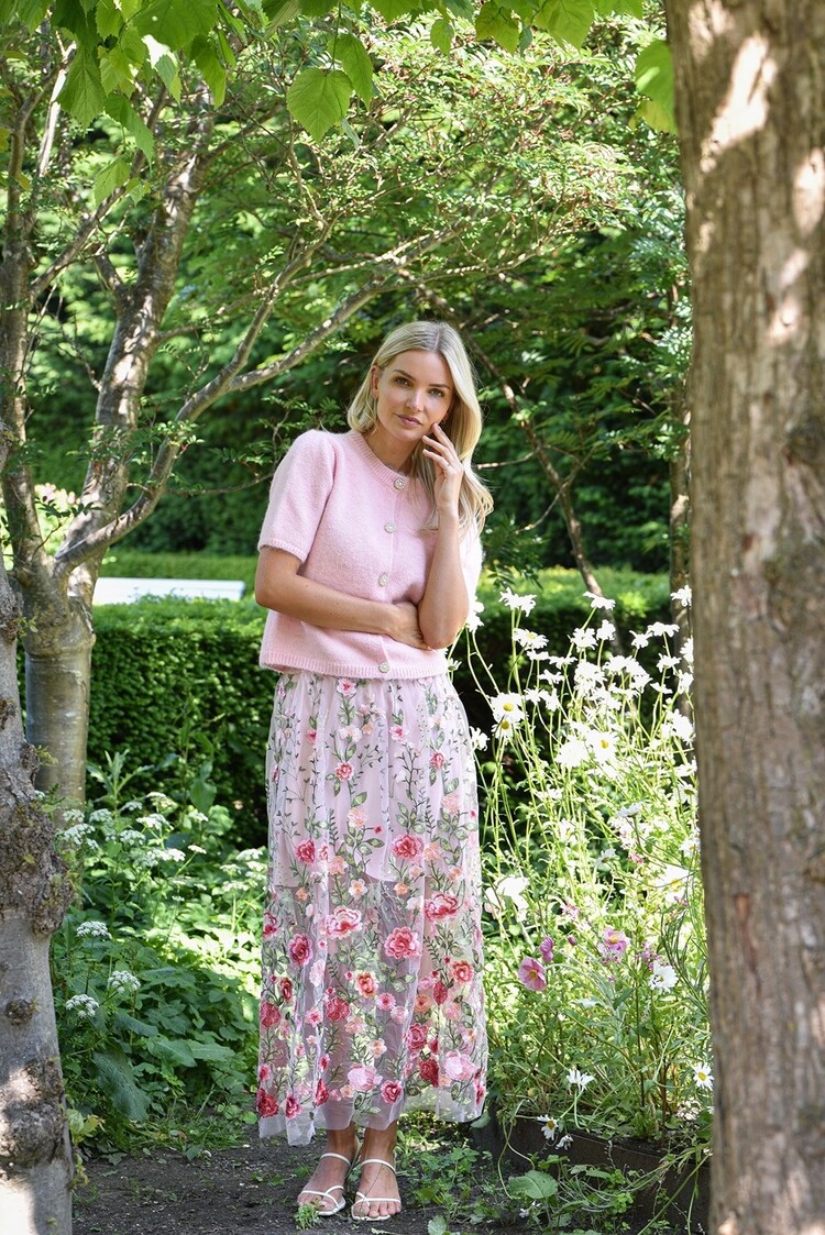 A-View Lissy knit cardigan rose A-View