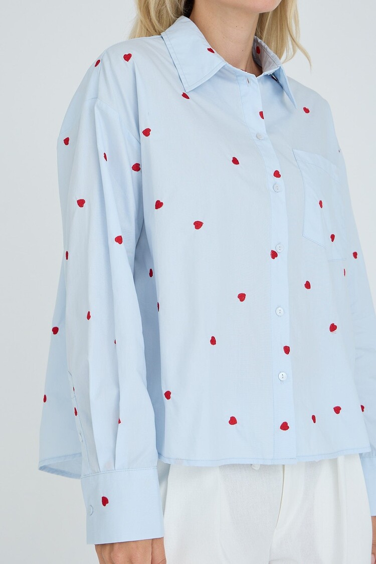 A-View Monique shirt light blue A-View