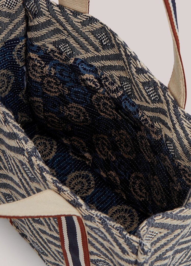 Summum Woman Bag blue jacquard midnight blue Summum Woman