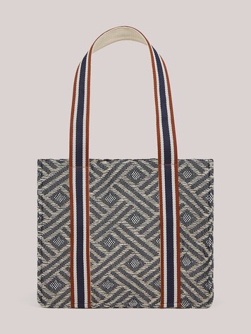 Summum Woman Bag blue jacquard midnight blue