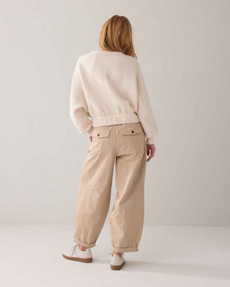 Summum Woman Trousers balloon fit cotton blend alpaca Summum Woman