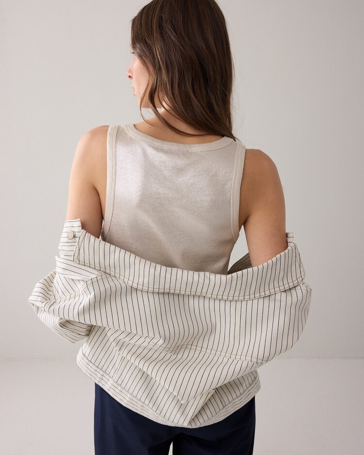 Summum Woman Rib tanktop cotton alpaca Summum Woman