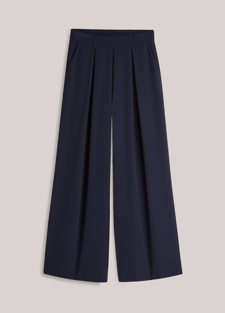 Summum Woman Trousers fluid midnight blue Summum Woman