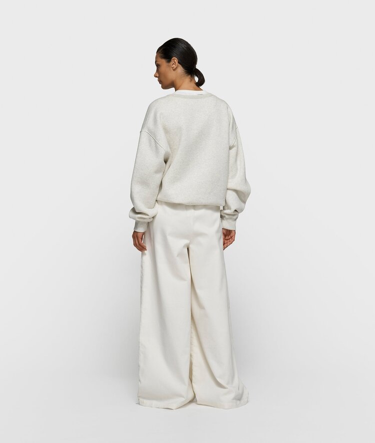 10DAYS Statement sweater soft white melee 10Days