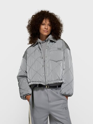 10DAYS Padded jacket light graphite
