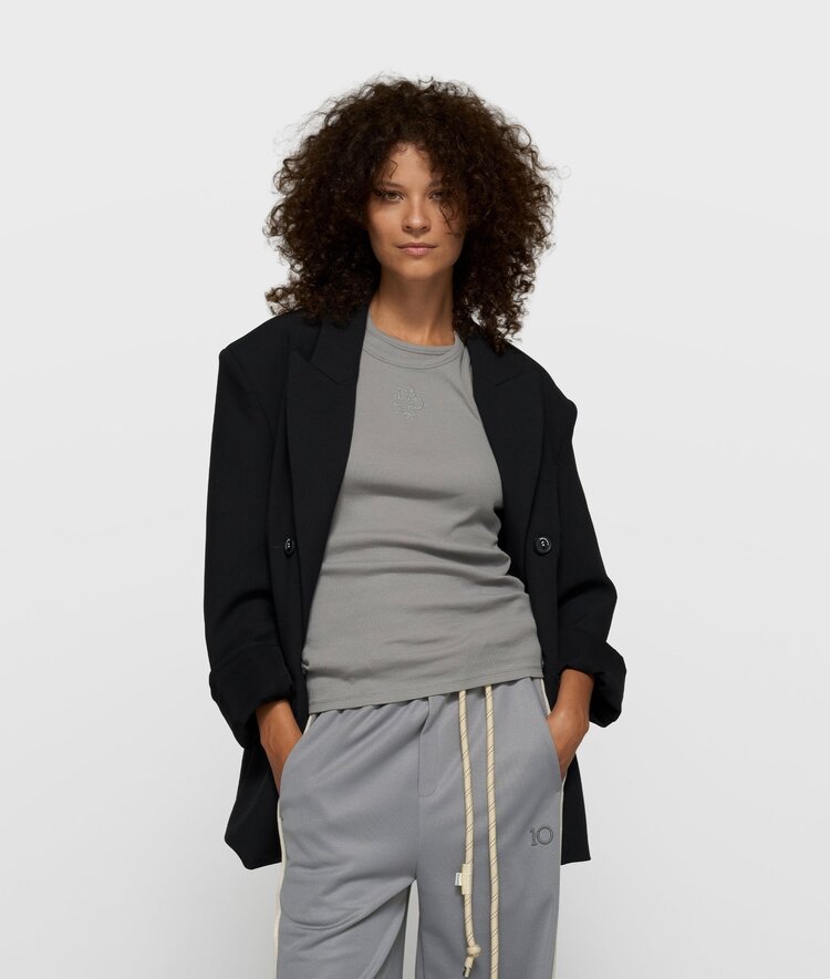 10DAYS A-symmetric rib top light graphite 10Days