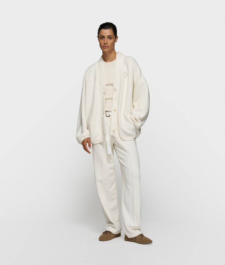 10DAYS Baseball cardigan pearl 10Days