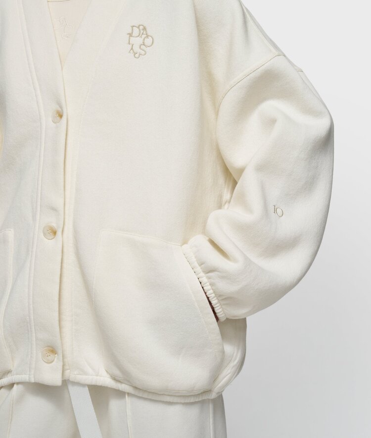 10DAYS Baseball cardigan pearl 10Days