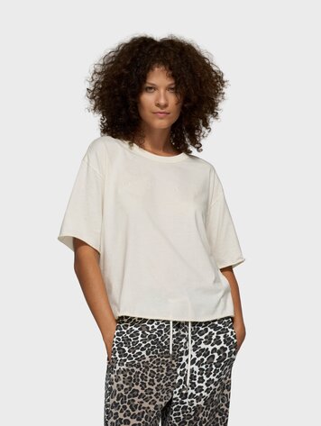 10DAYS Short sleeve tee logo pearl