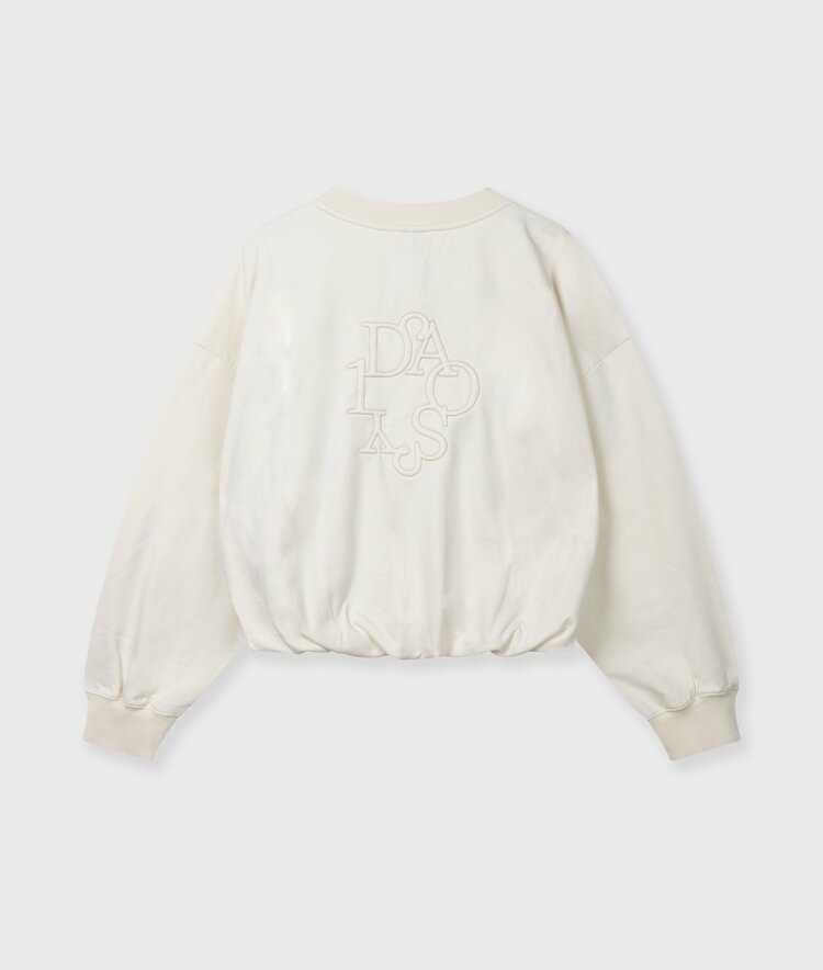 10DAYS Pleated sweater curly 10 pearl 10Days