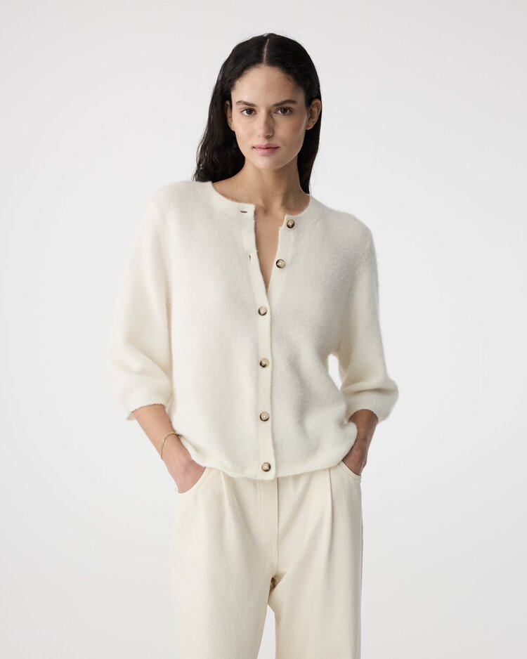 Knit-ted Meg cardigan off white Knit-ted