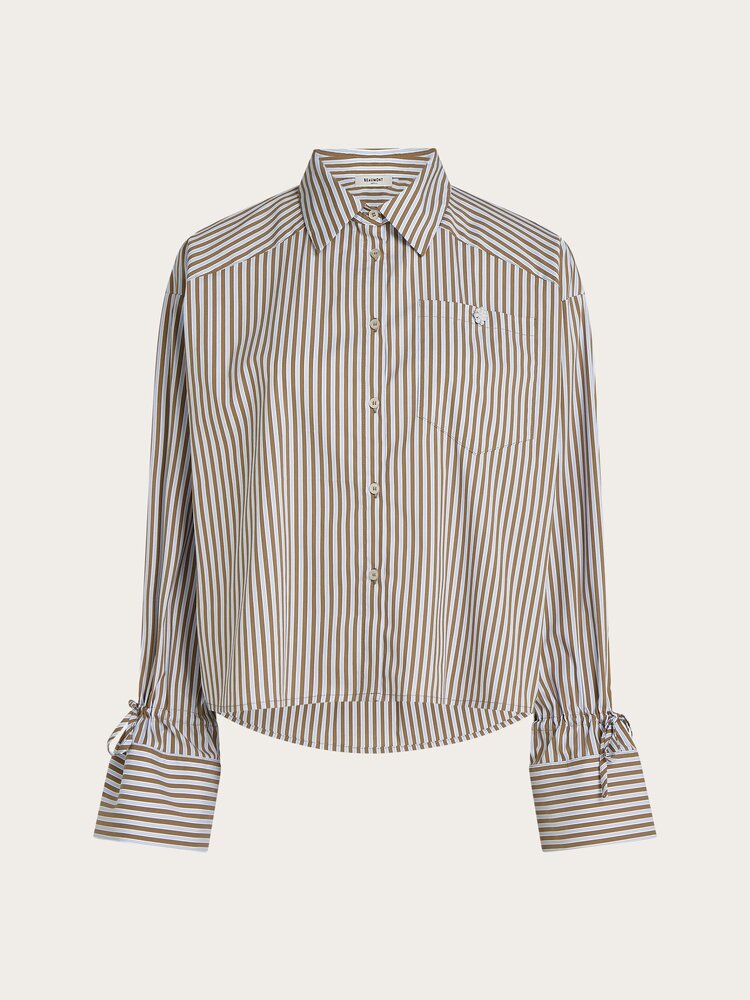 Beaumont Bel blouse dark olive Beaumont