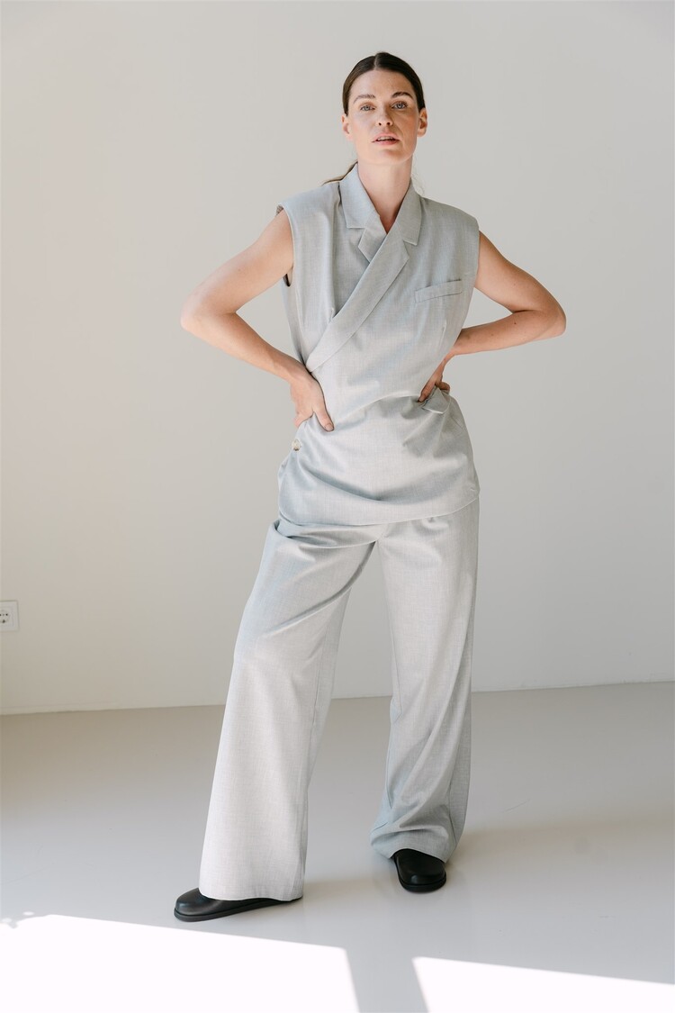 Aímée the label LuxS6 trousers light grey Aimee the Label