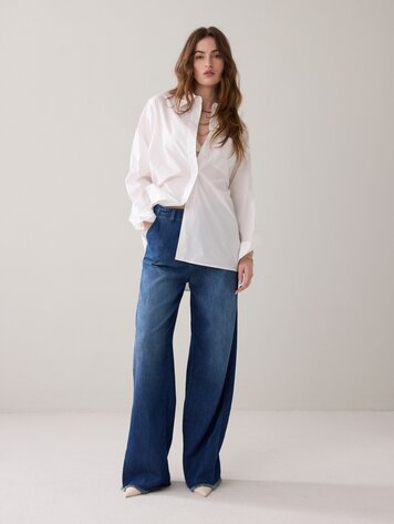 Summum Woman Jeans wide leg soft flowy denim