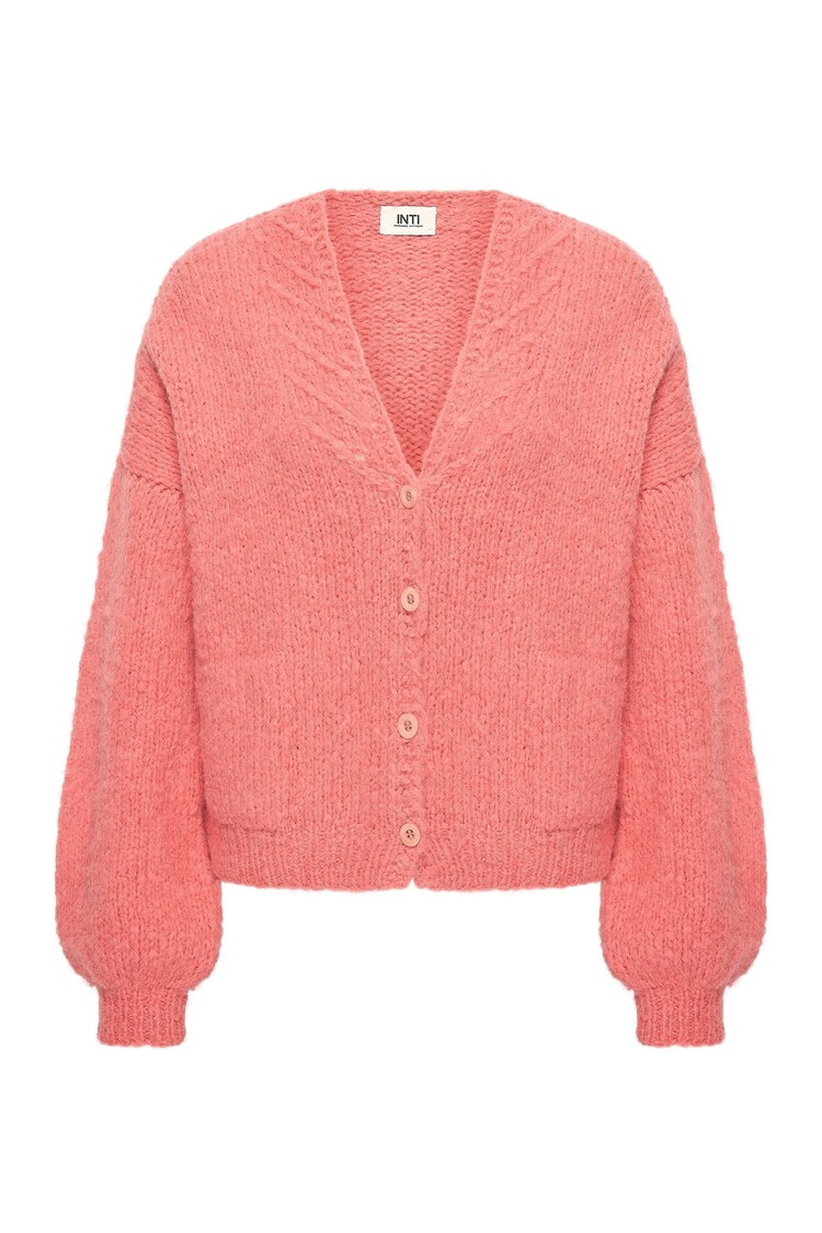 Inti Knitwear Donna cardigan bloom Inti Knitwear
