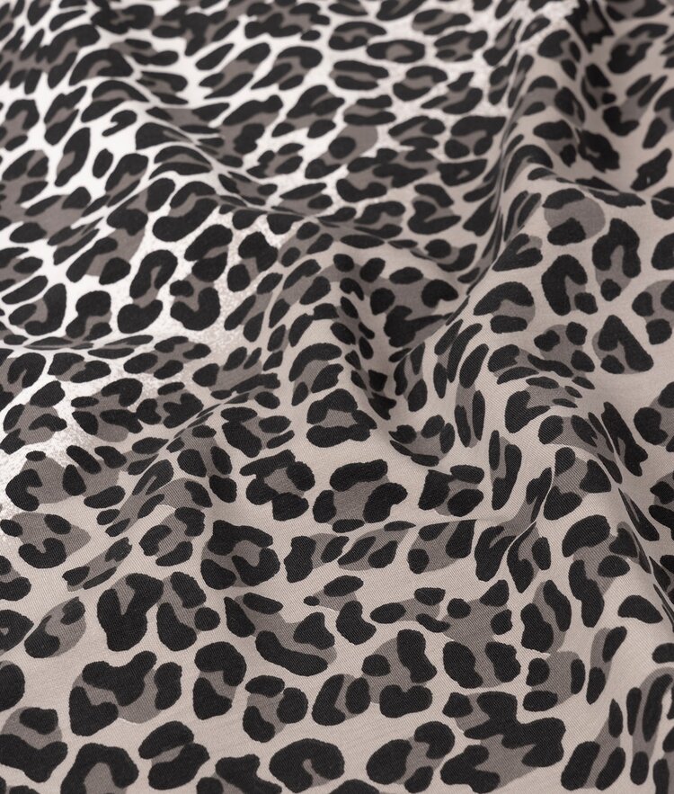 10DAYS Soft scuba tee leopard ecru 10Days