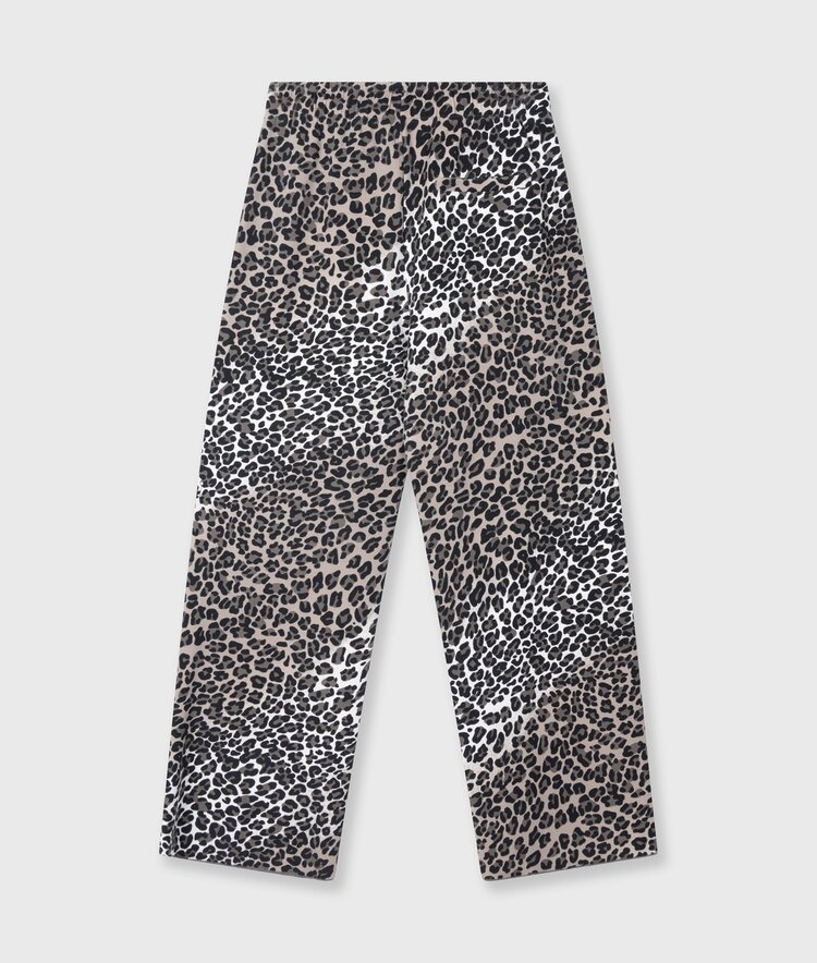 10DAYS Soft scuba pants leopard ecru 10Days