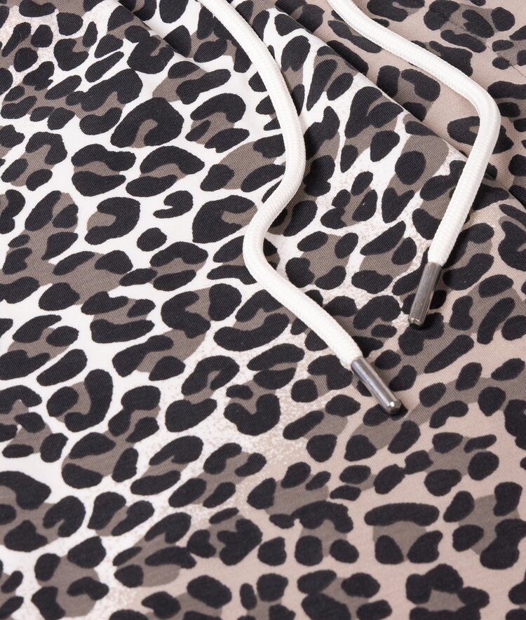 10DAYS Soft scuba pants leopard ecru 10Days