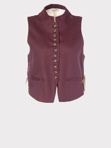 JcSophie Linnea vest maroon