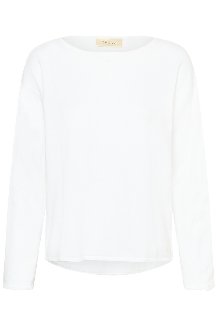 Cream CRRomane pullover snow white Cream