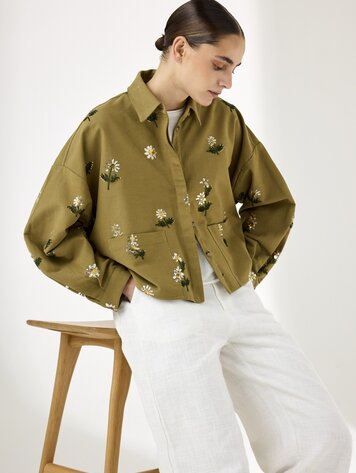 JcSophie Laura jacket army green