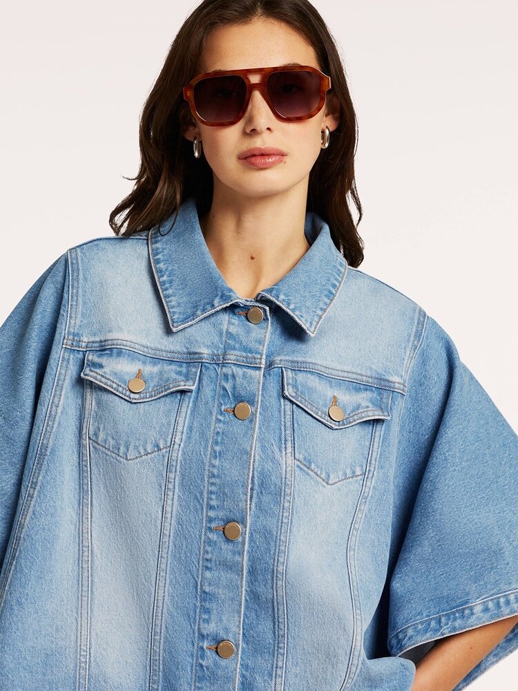 Beaumont Macey jacket denim light blue Beaumont