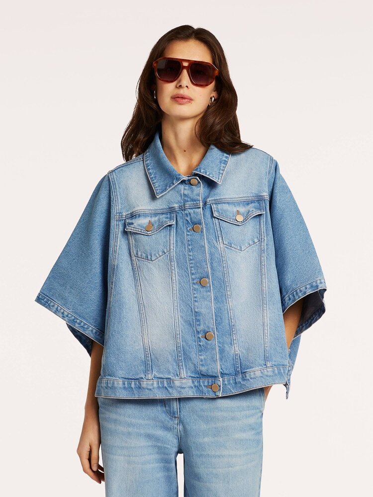 Beaumont Macey jacket denim light blue Beaumont