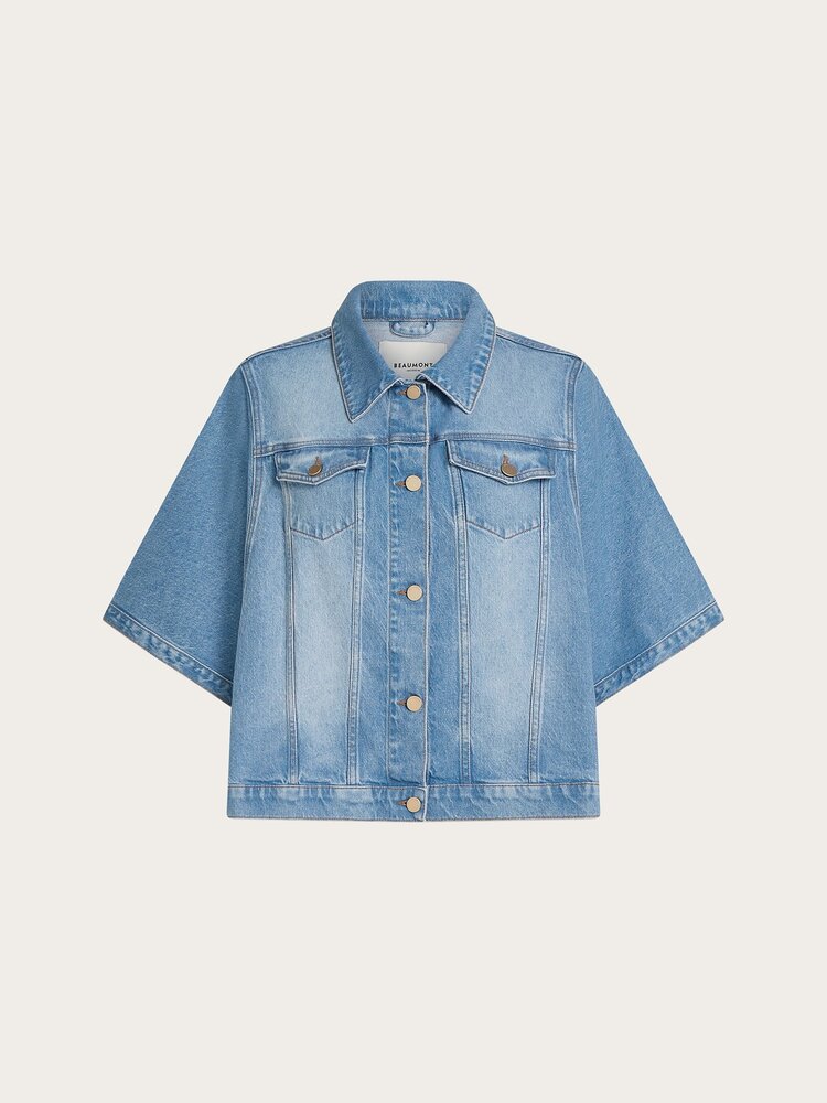 Beaumont Macey jacket denim light blue Beaumont