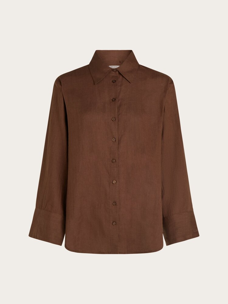 Beaumont Gwenny blouse cacao bean Beaumont