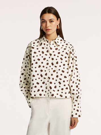 Beaumont Moshe blouse cacao bean