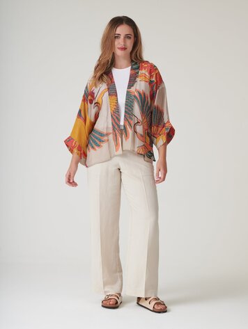 One Hundred Stars Kimono Crane Stone