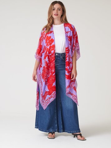 One Hundred Stars Throwover Giant Willow Violet