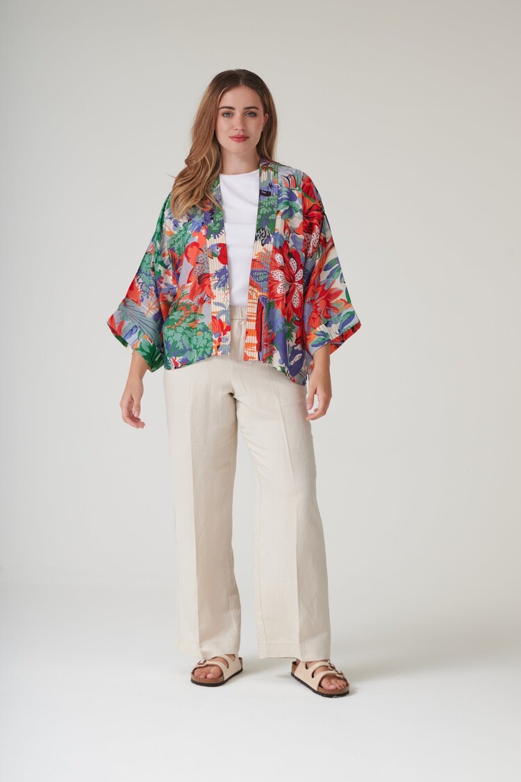 One Hundred Stars Kimono Tropicana Blue One Hundred Stars