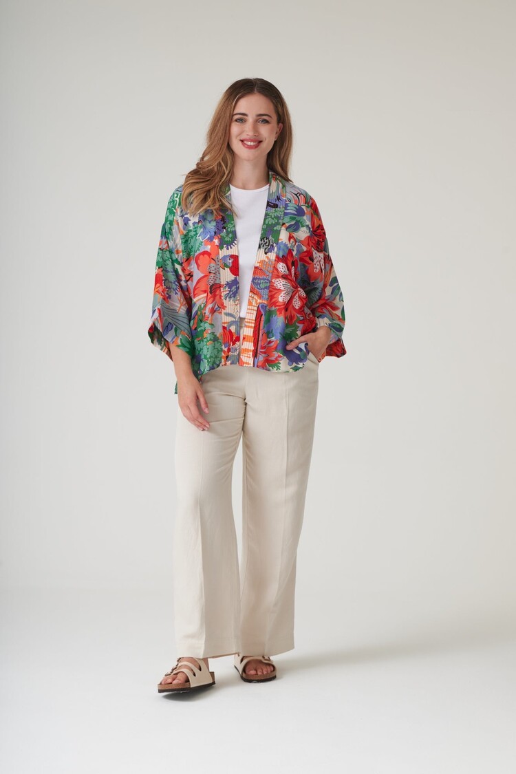 One Hundred Stars Kimono Tropicana Blue One Hundred Stars