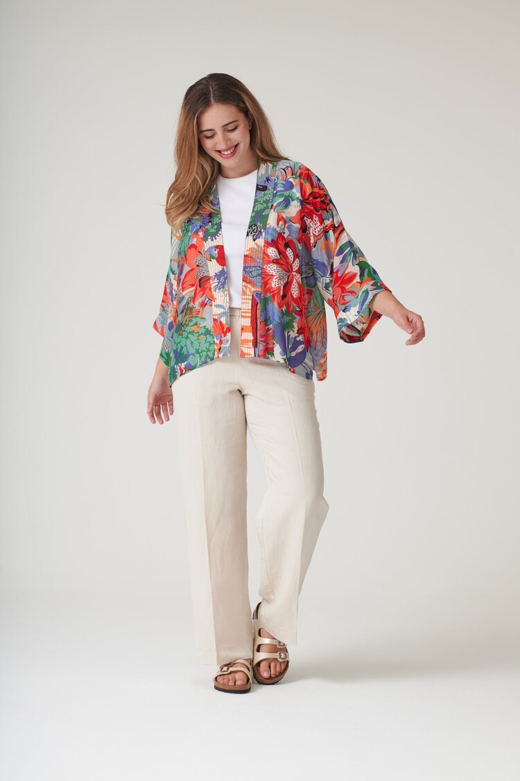 One Hundred Stars Kimono Tropicana Blue One Hundred Stars