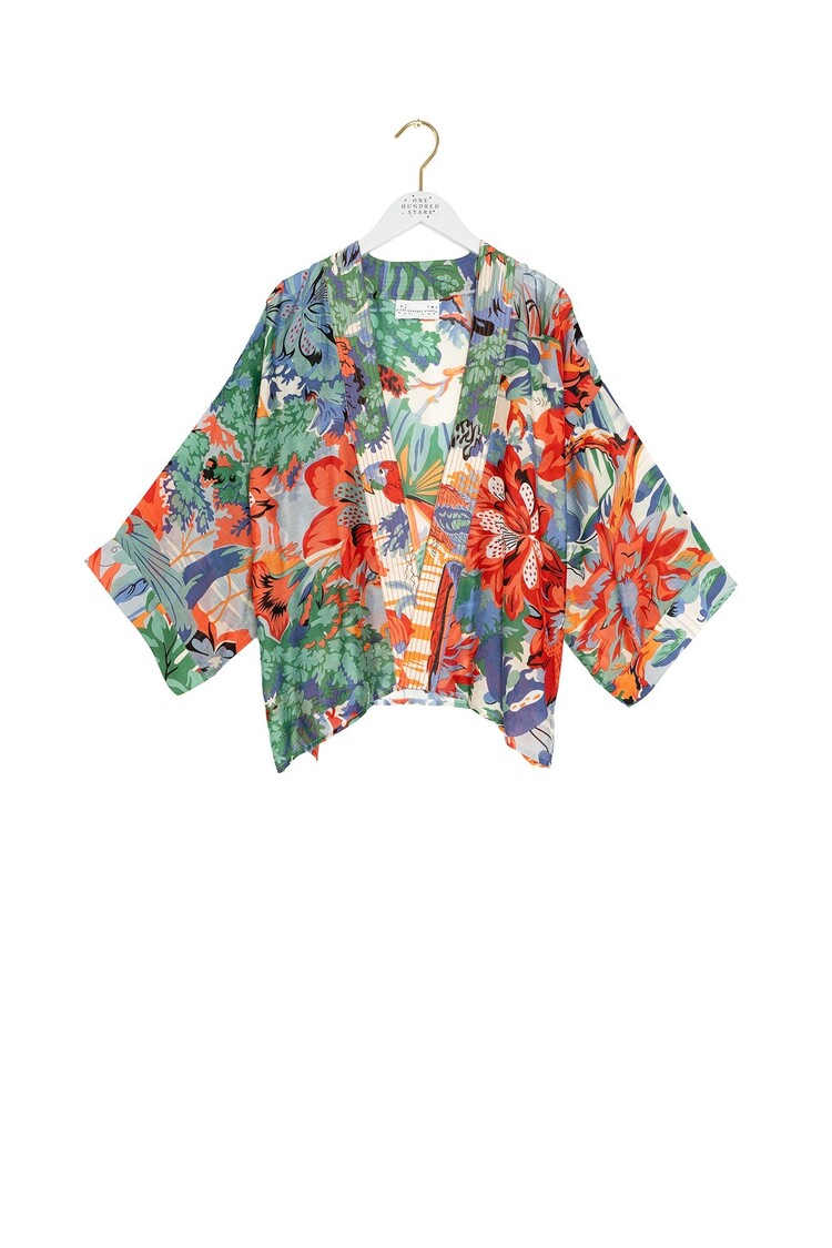 One Hundred Stars Kimono Tropicana Blue One Hundred Stars