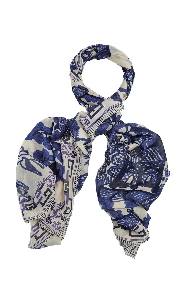 One Hundred Stars Scarf Giant Willow Blue One Hundred Stars