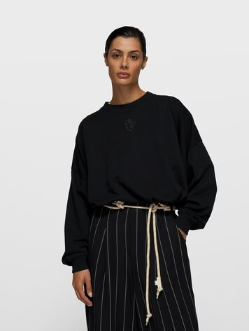 10DAYS Sweater pleat black