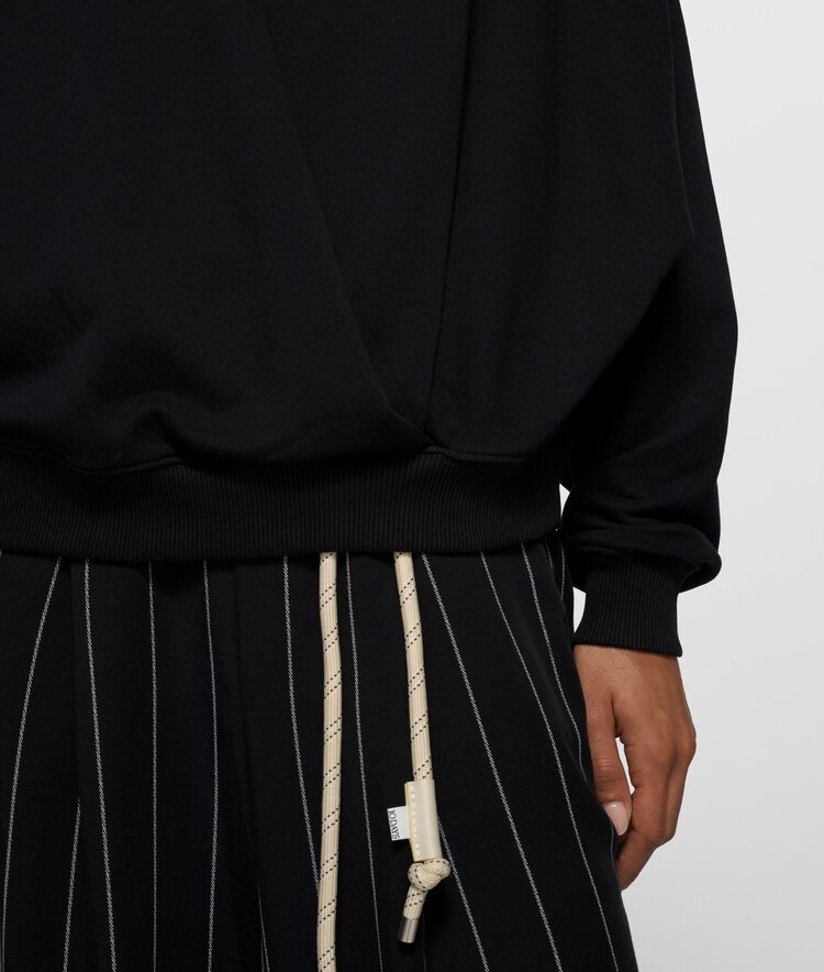 10DAYS Sweater pleat black 10Days