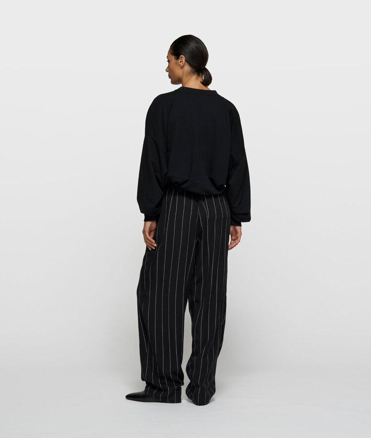10DAYS Sweater pleat black 10Days