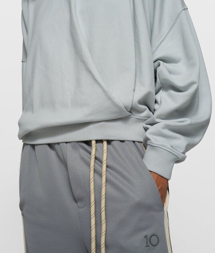 10DAYS Sweater pleat clean blue 10Days