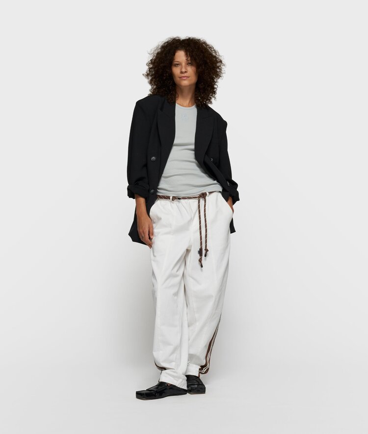 10DAYS Tank top rib clean blue 10Days