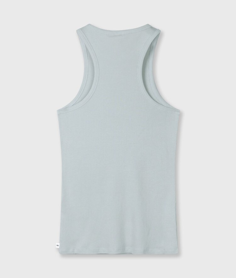 10DAYS Tank top rib clean blue 10Days