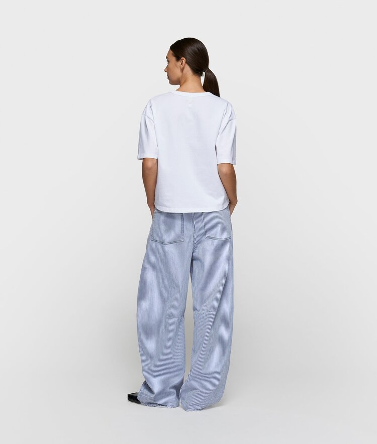 10DAYS Western pants white/blue 10Days